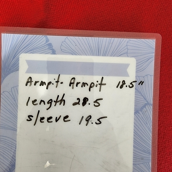 Anthropology Off Shoulder Boho Red Tunic Sweater Size M - Picture 10 of 12